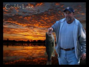Client with his largest bass from yesterday